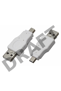 Переходник штекер USB-A (Male)-штекер miniUSB (Male) REXANT