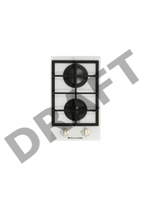 Газовая варочная поверхность Electronicsdeluxe GG2 400215F - 002 стекло белое