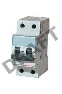 Выключатель автоматический модульный 2п C 25А 6кА TX3 Leg 404044