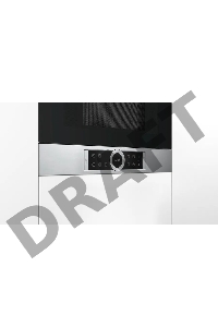 Встраиваемая микроволновая печь BOSCH BEL634GS1M Series 8, 60х38 см, функция гриль, нерж.