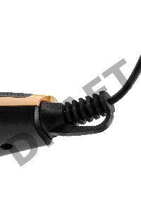 Машинка для стрижки Galaxy Line GL4110 черный 15Вт (насадок в компл:4шт)