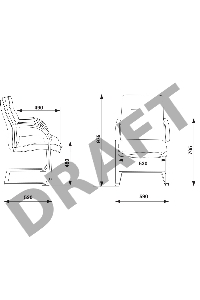 Кресло Бюрократ T-9927SL-LOW-V слоновая кость кожа низк.спин. полозья металл хром
