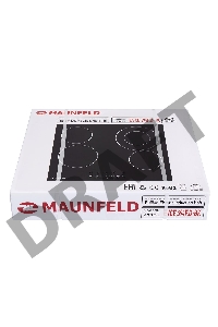 Варочная электрическая панель MAUNFELD EVCE.594F.D-BK