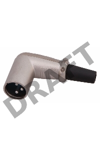 Разъем CANON штекер XLR на шнур угловой REXANT