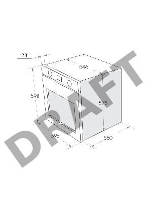 Шкаф духовой газовый MAUNFELD MGOG.673W/ Газ, встраиваемый