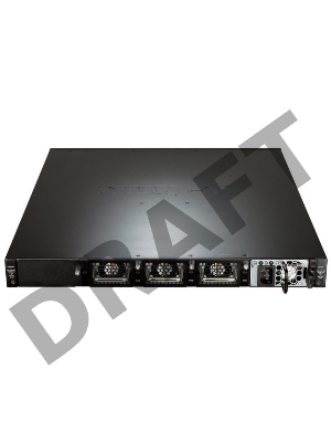 Сетевое оборудование D-Link DXS-3600-16S/B1AEI  PROJ Управляемый стекируемый коммутатор 3 уровня с 8 портами 10GBase-X SFP+, 1 слотом расширения, источником питания AC и 3 вентиляторами
