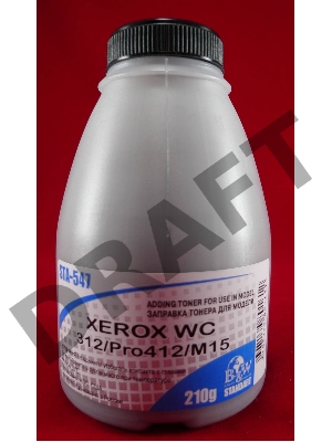 Тонер XEROX WC 312/Pro 412/M15 (фл, 210г) B&W Standart фас России
