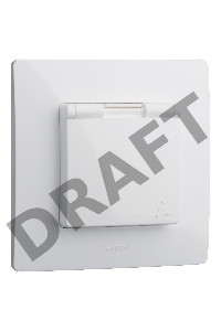 Розетка ETIKA 2К+З, IP44, бел. ETIKA Розетка 2К+З, IP44, бел.