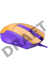 Мышь A4Tech Bloody L65 Max желтый/фиолетовый оптическая (12000dpi) USB