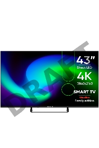 Телевизор Topdevice, 43'' inch TDTV43BS05U_BK