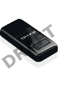 Сетевой адаптер TP-Link SOHO TL-WN823N Беспроводной USB мини адаптер 300Мбит/с стандарта N c кнопкой QSS(Realtec)