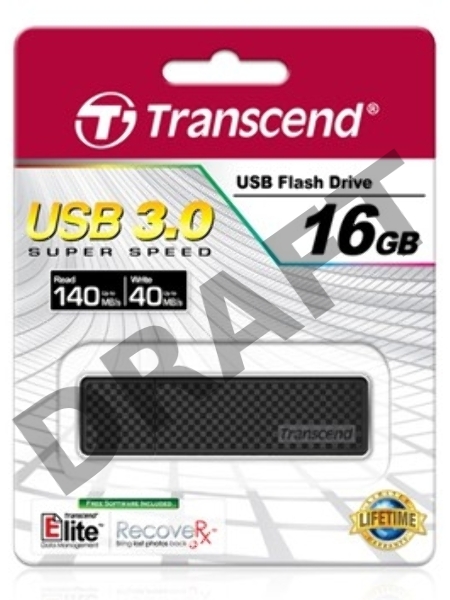 Флеш Диск Transcend 16Gb Jetflash 780 TS16GJF780 USB3.0 черный/серебристый