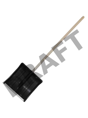 Лопата снеговая Дворик, пластиковая, размер рабочей поверхности 320х358 мм