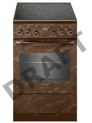 Электрическая плита GEFEST 5560-03 0054 коричневый / с рисунком Электрическая плита GEFEST 5560-03 0054 коричневый / с рисунком