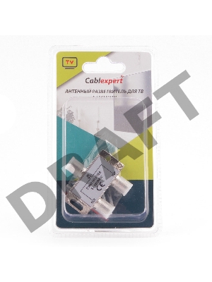 ТВ проф. сплиттер на 2 телевизора, Cablexpert AS-TV-02, 5-1000MHZ