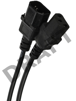 Кабель монитор - компьютер 220V (UPS -> устройство) VCOM <VDE> 3G*0.75mm (CE001-CU) 3м