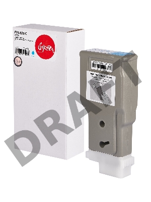 Струйный картридж Sakura 2891C001 ( PFI-320 C) для Canon, голубой, 300 мл.