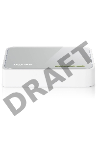 Коммутатор TP-Link SOHO  TL-SF1005D Коммутатор 5-port 10/100M mini Desktop Switch, 5 10/100M RJ45 ports, Plastic case