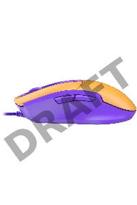 Мышь A4Tech Bloody L65 Max желтый/фиолетовый оптическая (12000dpi) USB