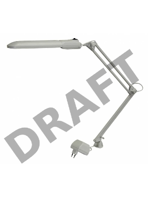 Светильник настольный Трансвит Delta1/Gr на струбцине G23 люминесцентный серый 11Вт