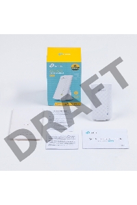 Повторитель беспроводного сигнала TP-Link SOHO RE200 10/100BASE-TX/Wi-Fi белый поставляется без кабеля RJ-45