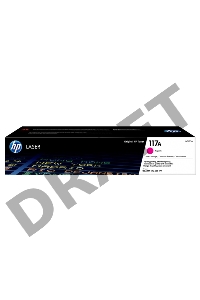 Тонер-картридж HP W2073A (HP 117A) пурпурный для HP Color Laser 150/170 700 страниц.