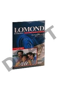 Фотобумага Lomond 1103301 A4/260г/м2/20л./белый полуглянцевое для струйной печати