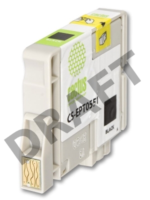 Картридж струйный Cactus CS-EPT0551 черный для Epson Stylus RX520/Stylus Photo R240 (10ml)