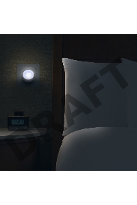 Светодиодный ночник мини 220 В с датчиком «день-ночь»