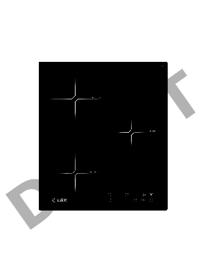 Индукционная варочная поверхность Lex EVI 430 BL черный