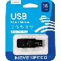 Накопитель USB2.0 16GB Move Speed М4 черный
