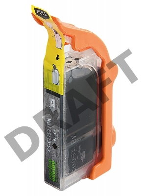 Картридж струйный Cactus CS-CLI521BK черный для Canon MP540/MP550/MP620/MP630 (8,2ml)