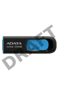 Флеш Диск 128GB ADATA UV128, USB 3.0, черный/синий