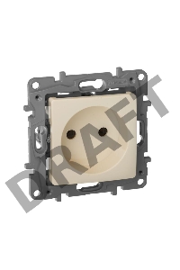 Розетка 2К винты, сл. кость ETIKA 