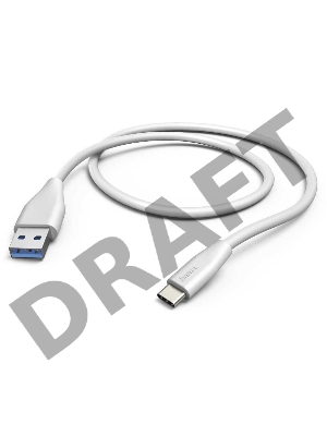 Кабель Hama 00178397 USB Type-C (m) USB 3.1 A(m) 1.5м белый