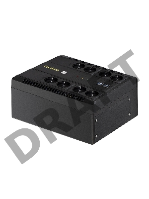 ИБП ExeGate NEO NNB-600.LED.AVR.8SH.CH <600VA/360W, LED, AVR, 8*Schuko, 4*USB-порта для зарядки, Black>