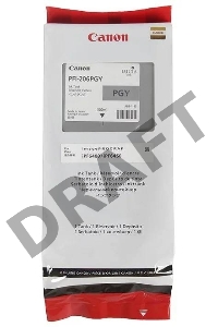 Картридж струйный Canon PFI-206 PGY фото серый для iPF6400/6450 (5313B001)