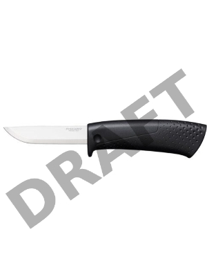 Нож садовый Fiskars 1023617 черный