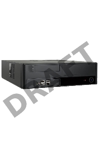 Корпус INWIN BL641BL  (Desktop, Micro-ATX 300W (Low noise, 20+4+4pin, SATA) USB+Audio+FAN+Heatpipe, Черный 