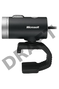 Цифровая камера Microsoft LifeCam Cinema USB 2.0, 1280x720, 5Mpix foto, автофокус, Mic, Black/Silver (6CH-00002)