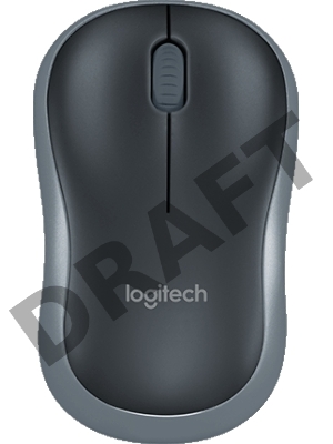 Мышь Logitech Wireless Mouse M185, Swift Grey