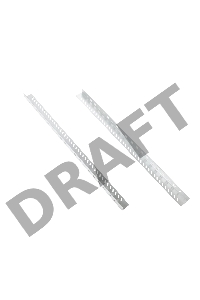 Комплект уголков опорных (направляющие) для напольных шкафов, глубина 750 мм, нагрузка до 150 кг.(УО-75У)