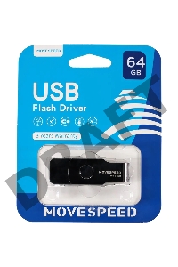 Накопитель USB2.0 64GB Move Speed М4 черный