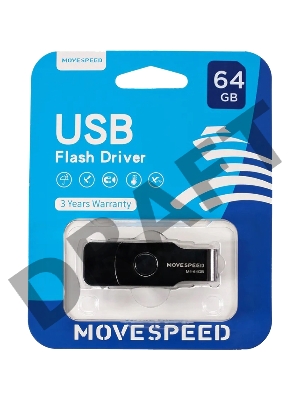 Накопитель USB2.0 64GB Move Speed М4 черный