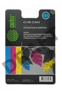 Заправочный набор Cactus CS-RK-CC643 цветной (3x30мл) HP DeskJet D1663/D2563; PhotoSmart C4683/C4783