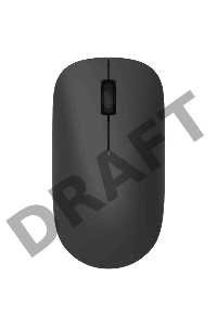 Мышь Xiaomi Wireless Mouse Lite черный оптическая (1000dpi) беспроводная USB для ноутбука (2but)