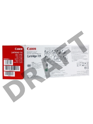 Тонер-картридж Canon Cartridge 725 (3484B002/3484B005), черный, 1600 стр, для LBP6000/6000B