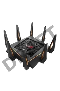 Маршрутизатор ASUS GT-AX11000 Tri-band WiFi 6(802.11ax) Gaming Router –World's first 10 Gigabit Wi-Fi router with a quad-core processor, 2.5G gaming port, DFS band, wtfast, Adaptive QoS, AiMesh for mesh wifi system