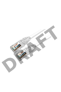 Патч-корд CAT6 UTP LSZH 15м белый NPC CAT 6, UTP, LSZH, WT, 15m