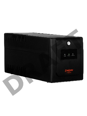 Источник бесперебойного питания ExeGate EP212518RUS Power  Back UNB-1000  <1000VA, Black, 4 евророзетки>